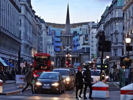 All Souls Church am Ende der Regent Street