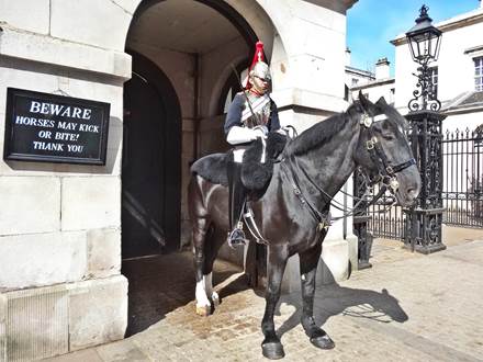 Berittene Wache bei Whitehall