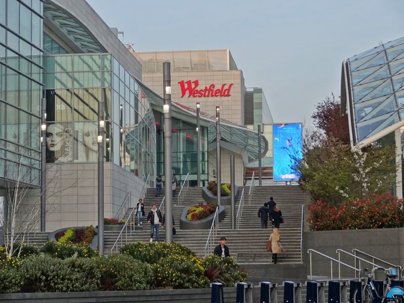 Westfield London - Big Mall with 300 Shops & Cinema