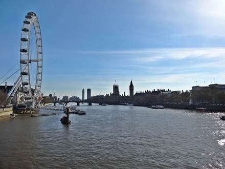 View from Golden Jubilee Bridge