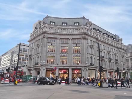 H&M Flagshipstore am Oxford Circus