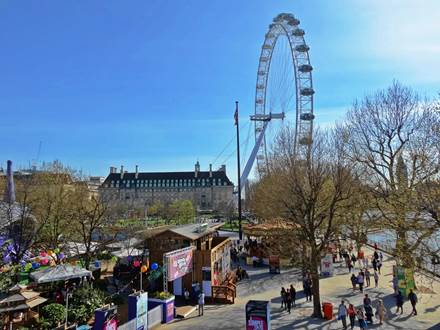 View from Golden Jubilee Bridge