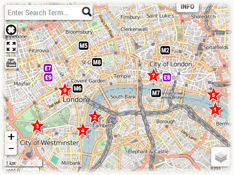 London Tourist Map