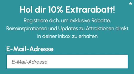 Newsletter Aktion London Pass