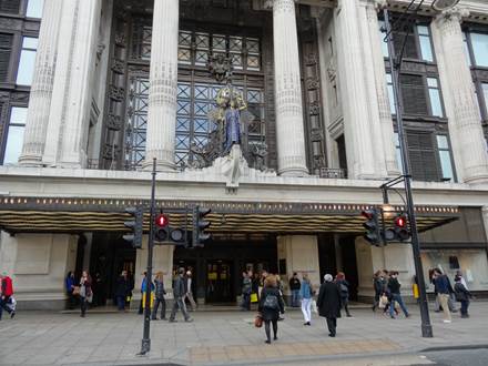 Selfridges Main Entrance Oxford Street