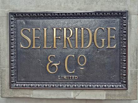 Selfridges Sign London