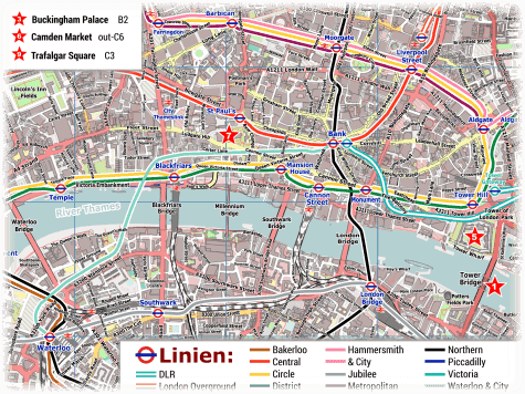 London Pdf Stadtplane Sehenswurdigkeiten U Bahn