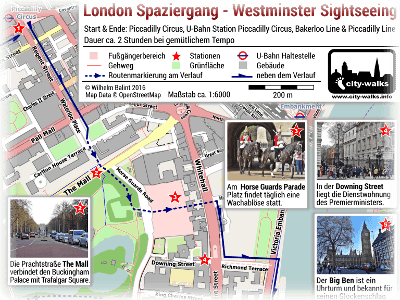 Westminster Sightseeing Spaziergang