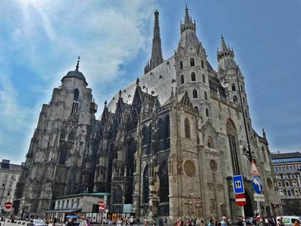 Blick von Brandstätte auf Stephansdom