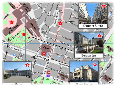 Vienna Tourist Map for Sightseeing - PDF